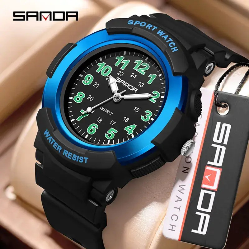 Sanda Waterproof Digital Sport Watch for Students - Image 17
