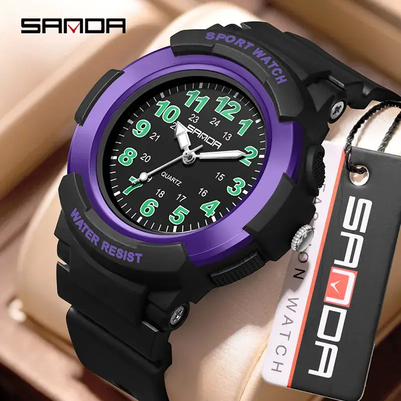 Sanda Waterproof Digital Sport Watch for Students - Image 19
