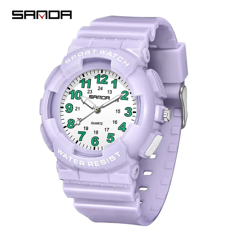 Sanda Waterproof Digital Sport Watch for Students - Image 26