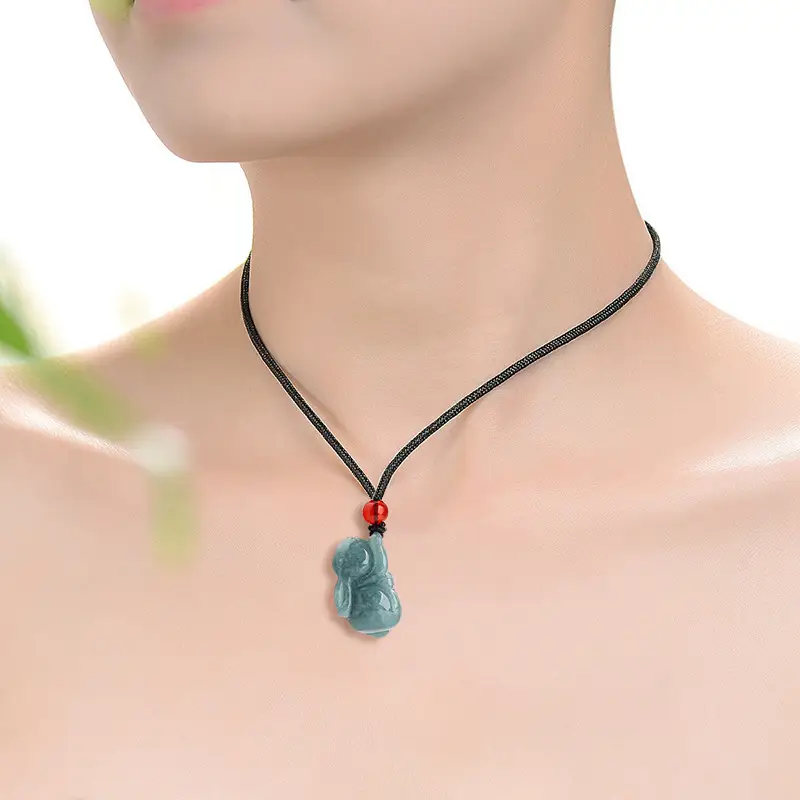 Jade Blue Water Jade Rabbit Pendant Wholesale