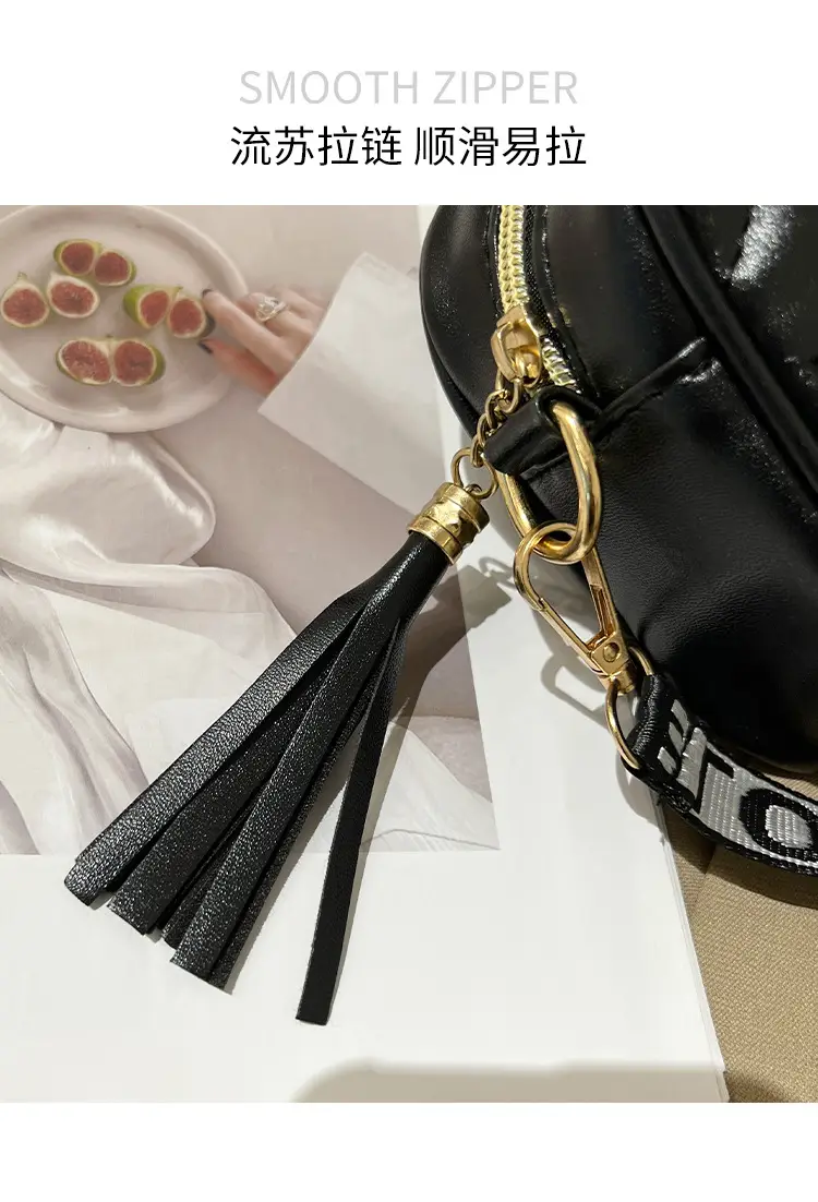 Women Rhombic Embroidered Crossbody Bag White 2023 — feature 9