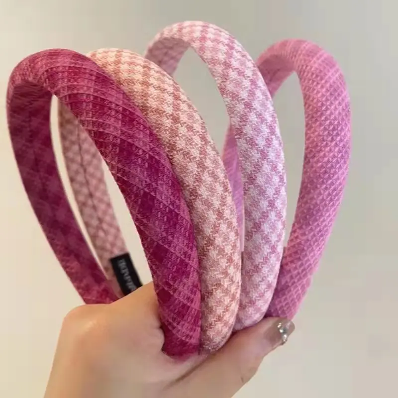 Pink Elastic Hair Band for All Match, Soft Non Slip, Stylish Headwear - Image 53