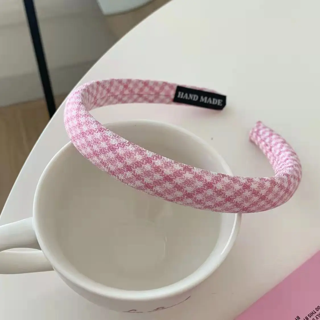 Pink Elastic Hair Band for All Match, Soft Non Slip, Stylish Headwear - Image 54