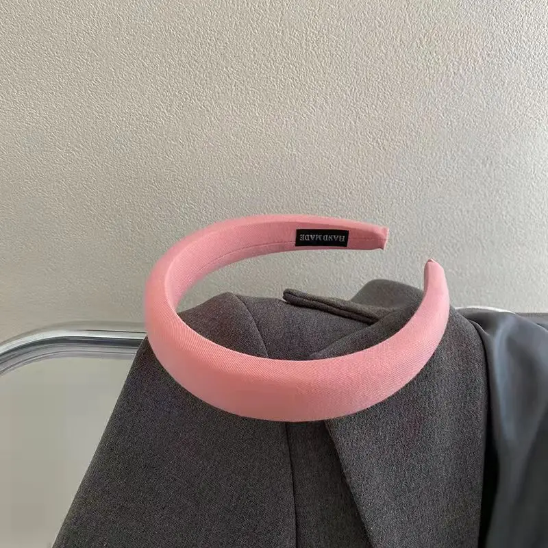 Pink Elastic Hair Band for All Match, Soft Non Slip, Stylish Headwear - Image 61