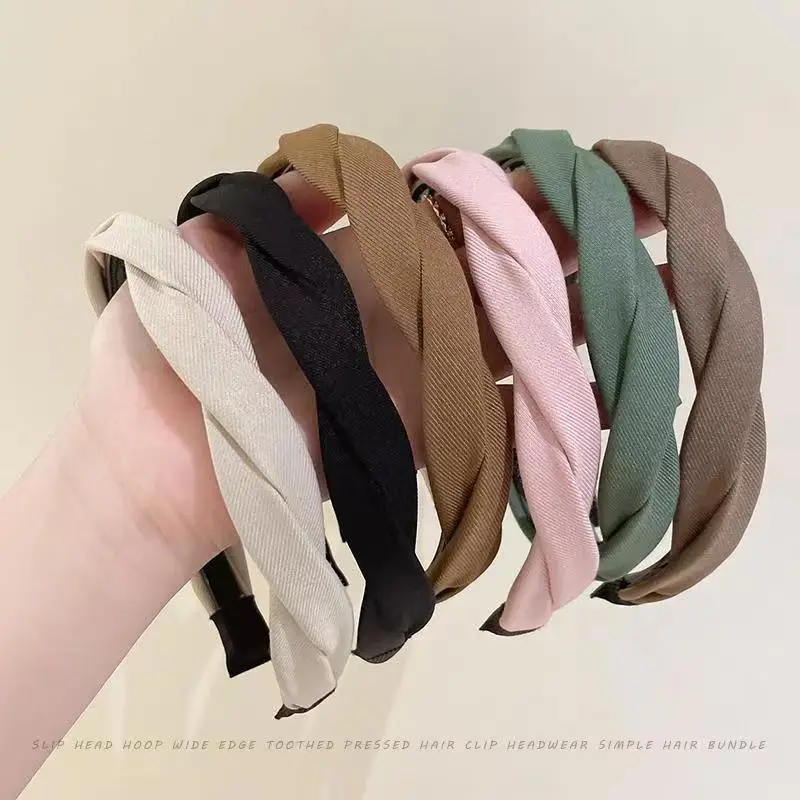 Pink Elastic Hair Band for All Match, Soft Non Slip, Stylish Headwear - Image 79