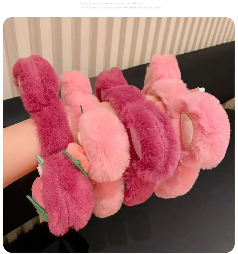 Korean Style Strawberry Bear Face Wash Hair Band Non-Slip Headband — feature 7