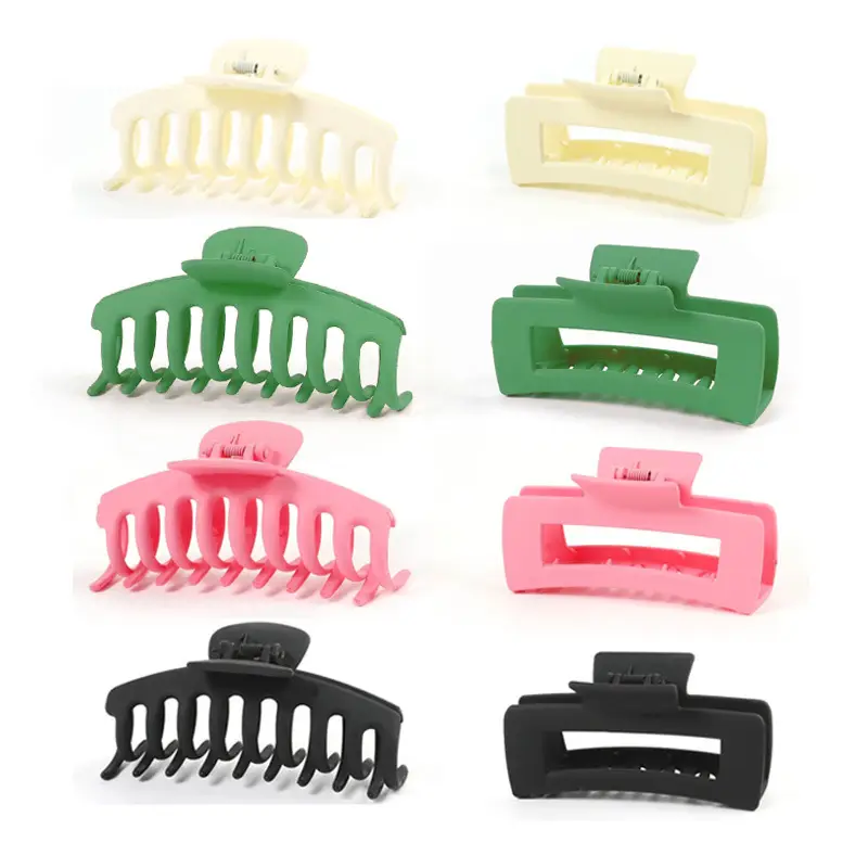 Cross-border Hair Clips Matte PS Claws Wholesale - Image 40