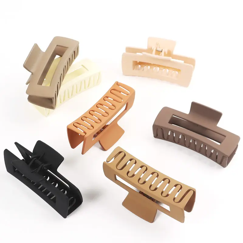 Cross-border Hair Clips Matte PS Claws Wholesale - Image 42