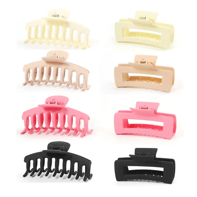 Cross-border Hair Clips Matte PS Claws Wholesale - Image 11