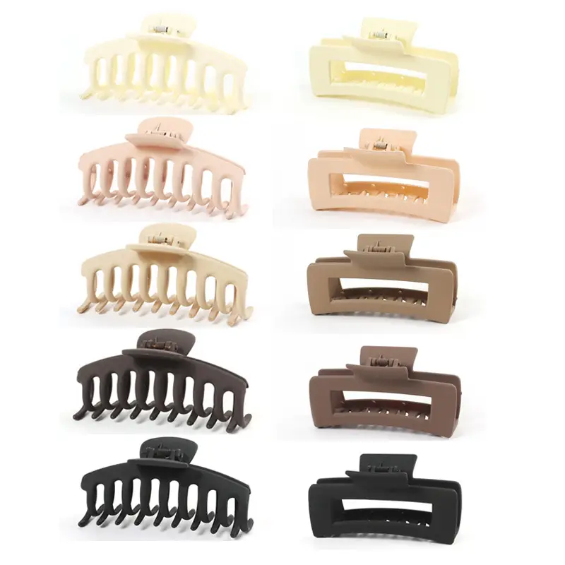 Cross-border Hair Clips Matte PS Claws Wholesale - Image 2