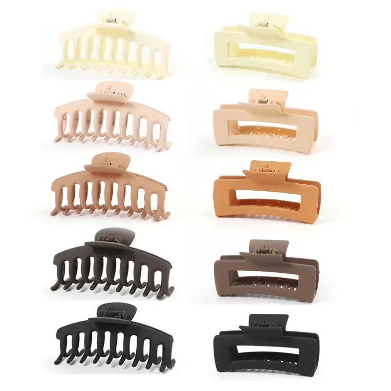 Cross-border Hair Clips Matte PS Claws Wholesale - Image 3