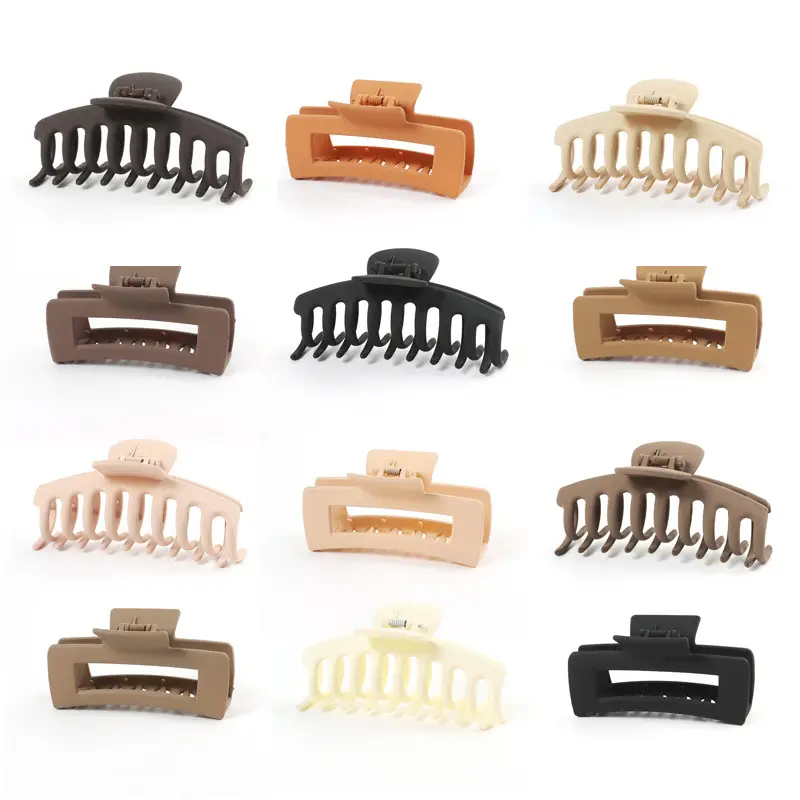 Cross-border Hair Clips Matte PS Claws Wholesale - Image 35
