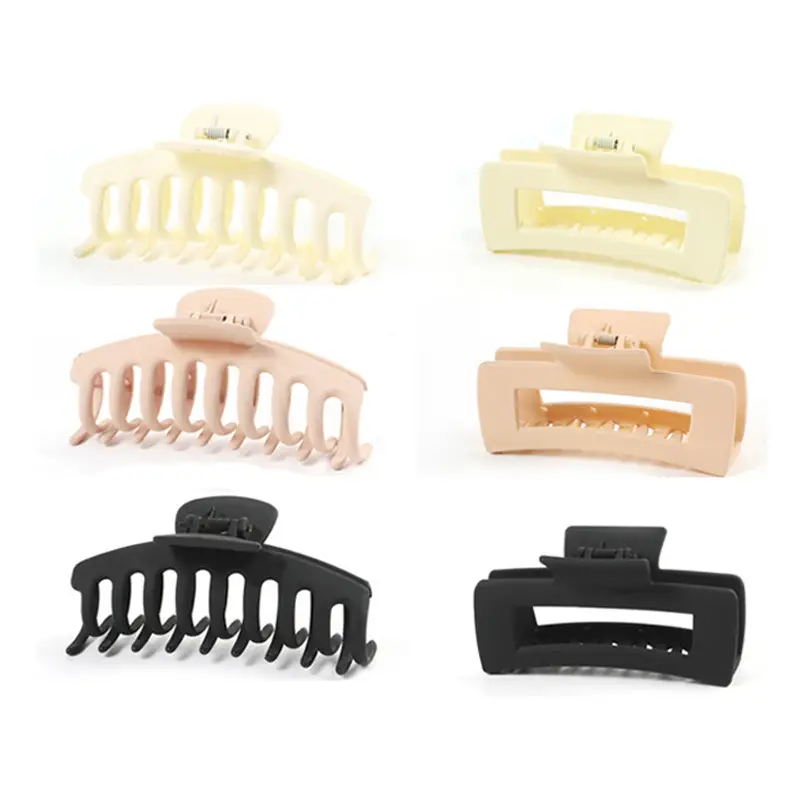 Cross-border Hair Clips Matte PS Claws Wholesale - Image 6