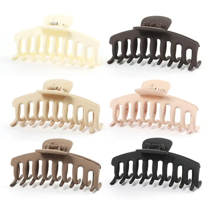 Cross-border Hair Clips Matte PS Claws Wholesale - Image 8