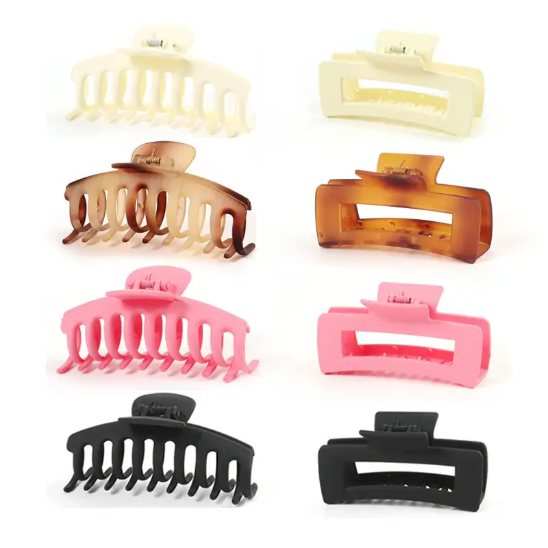 Cross-border Hair Clips Matte PS Claws Wholesale - Image 9