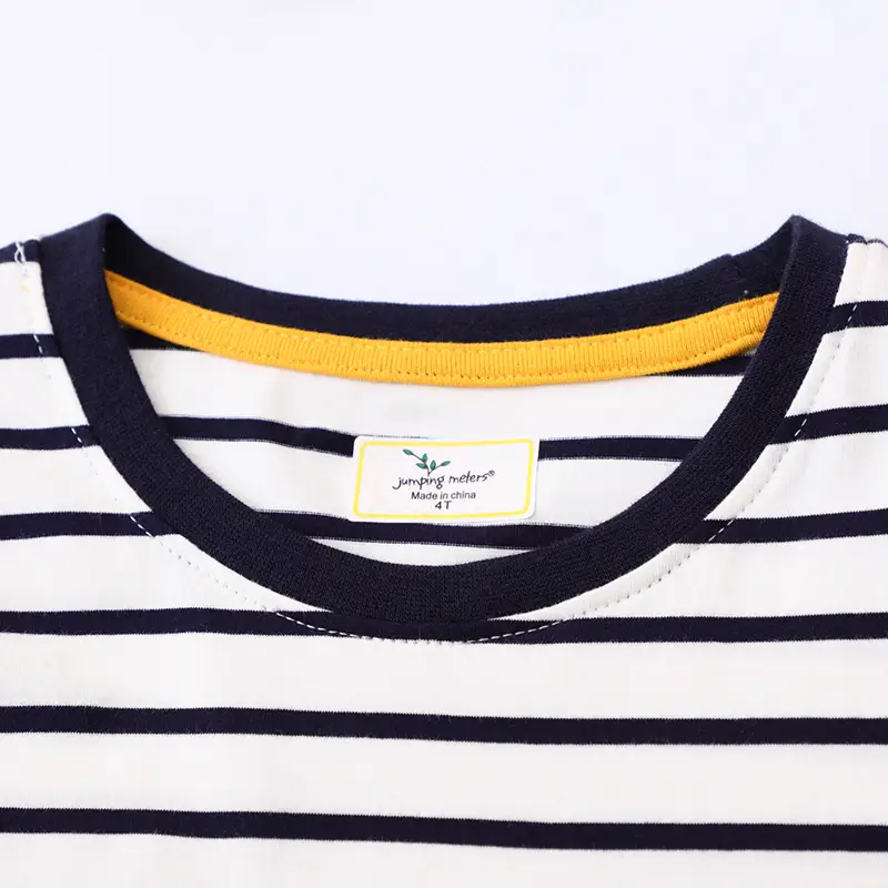 Boys Striped Cotton T-Shirt Short Sleeve Summer - Image 3