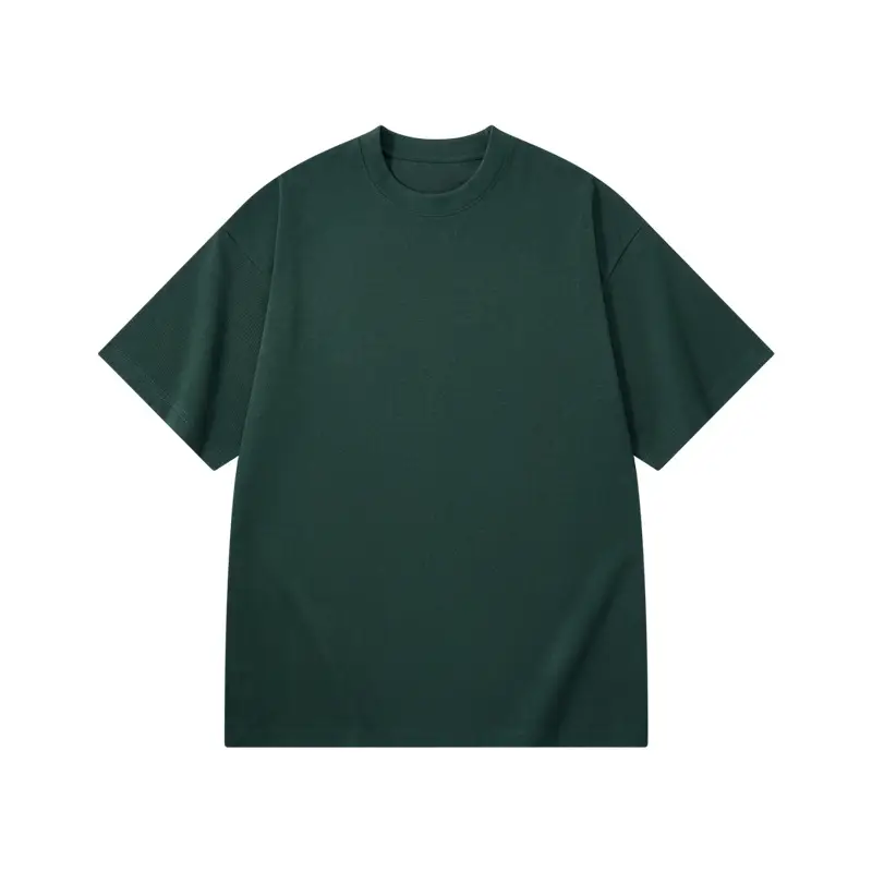 Brown Cotton T-Shirt for Men 300g Heavy Combed - Image 6