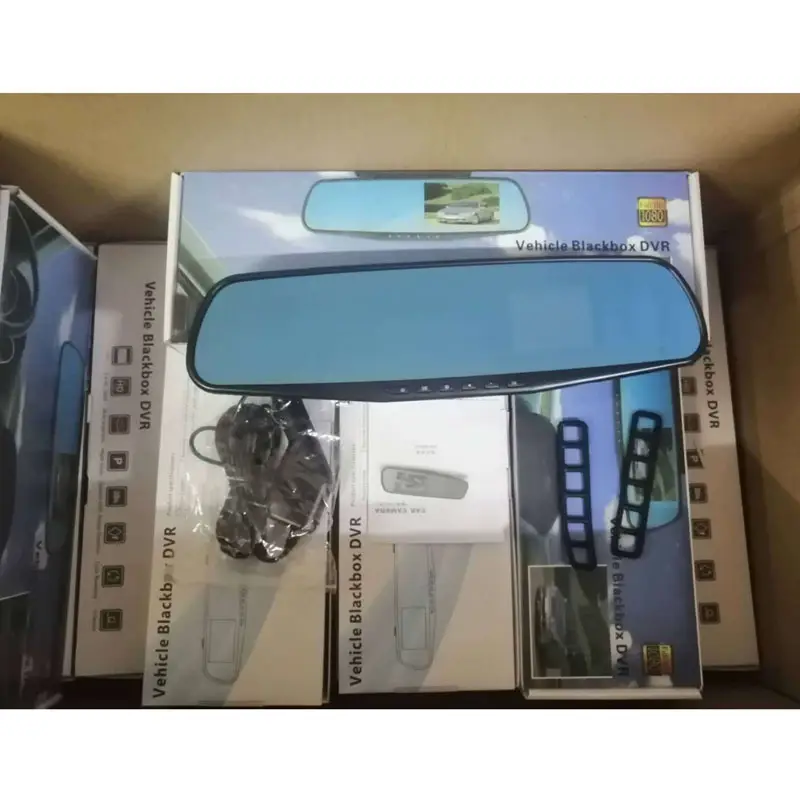 Car Rearview Mirror Driving Recorder 1080P Single Recording Hd Blue Screen Anti-Dazzle 2.8inch Blue Mirror Photography Cross-Border