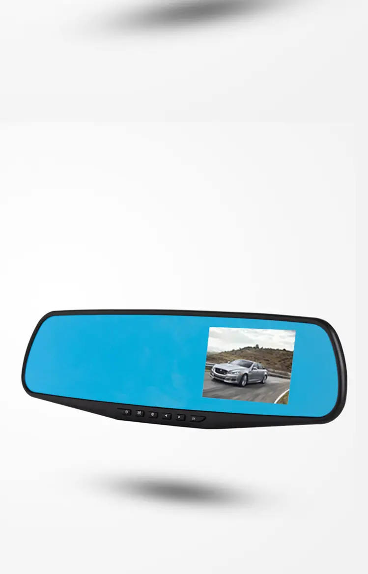 Car Rearview Mirror Driving Recorder 1080P Single Recording Hd Blue Screen Anti-Dazzle 2.8inch Blue Mirror Photography Cross-Border — feature 5
