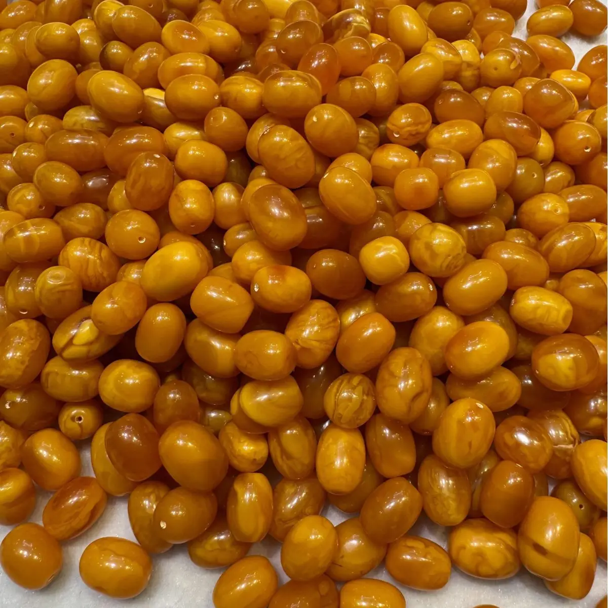Natural Old Beeswax Jujube Beads Loose Wholesale - Image 2