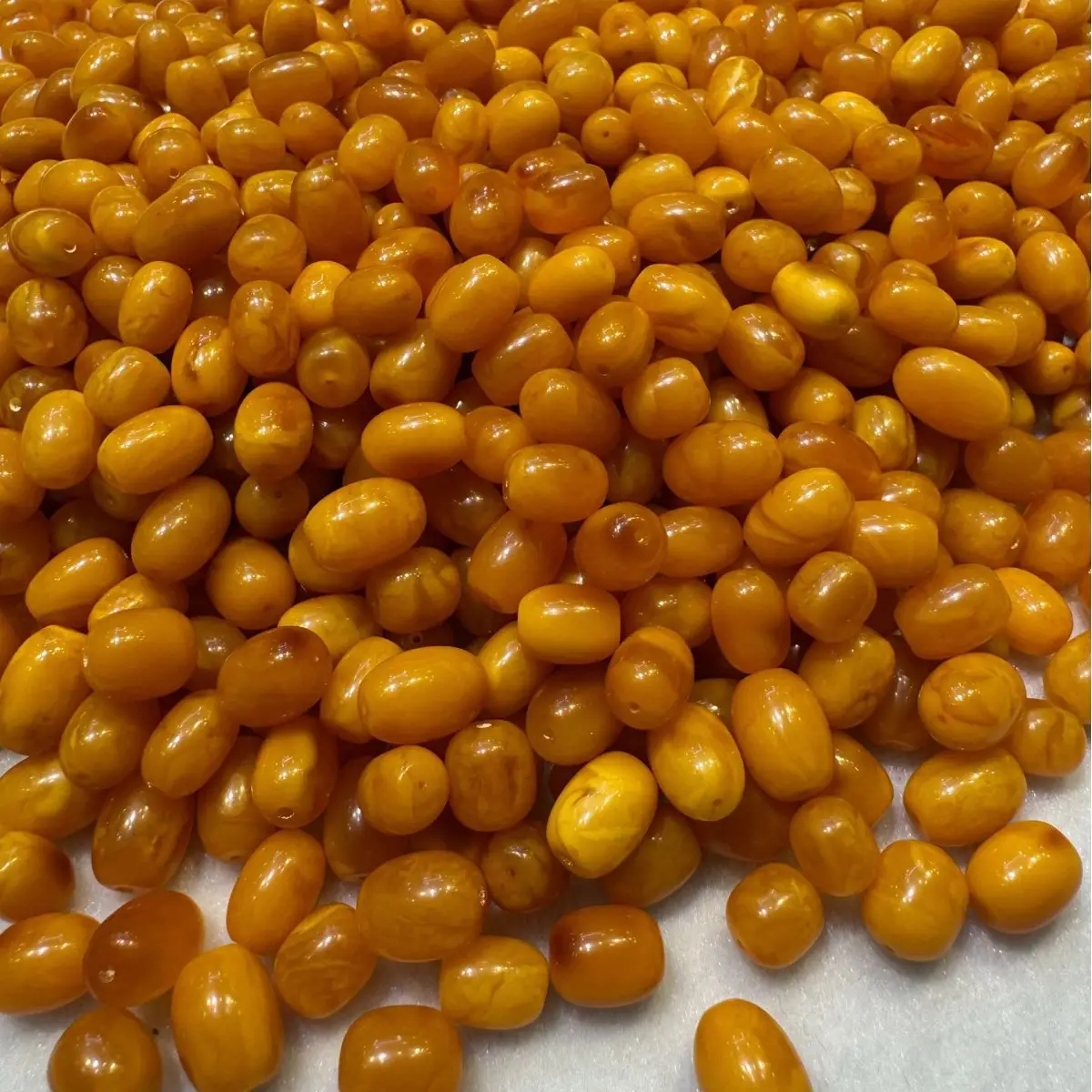 Natural Old Beeswax Jujube Beads Loose Wholesale - Image 3