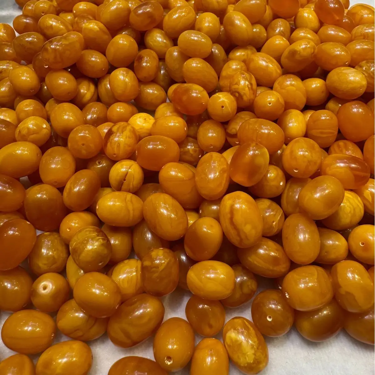 Natural Old Beeswax Jujube Beads Loose Wholesale - Image 4
