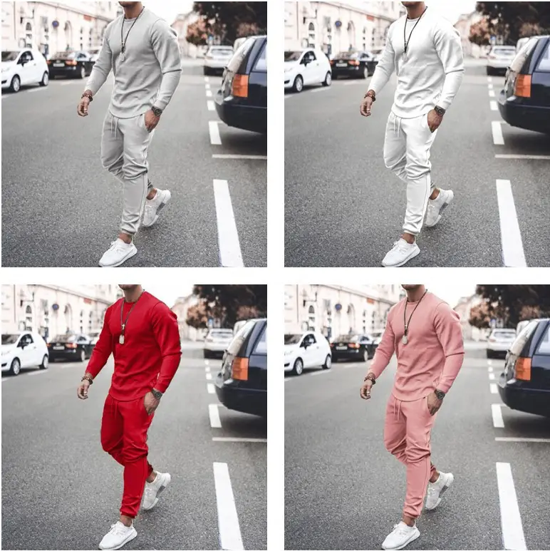 Men's White 2-Piece Casual Suit Spring Autumn 2023 - Image 10
