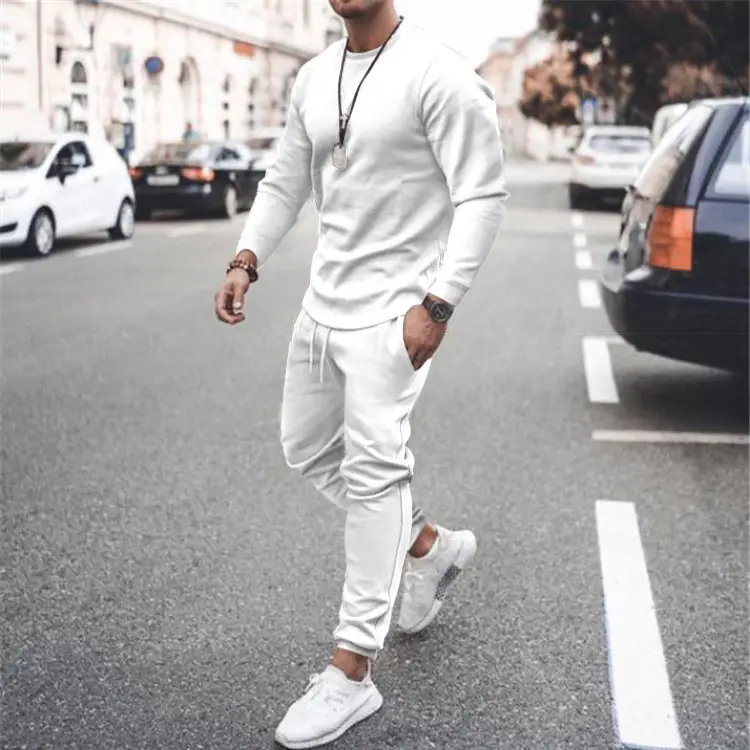 Men's White 2-Piece Casual Suit Spring Autumn 2023 - Image 12