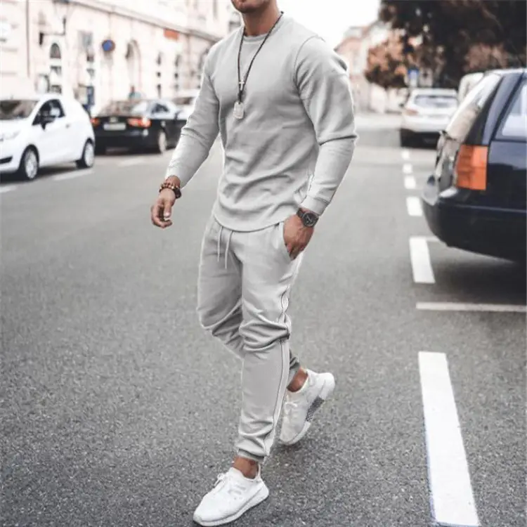 Men's White 2-Piece Casual Suit Spring Autumn 2023 - Image 4