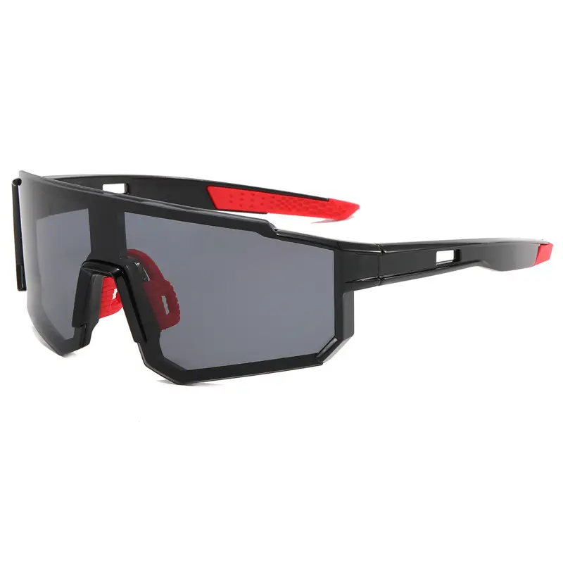 Men's Sports Sunglasses Black Red Outdoor Wear