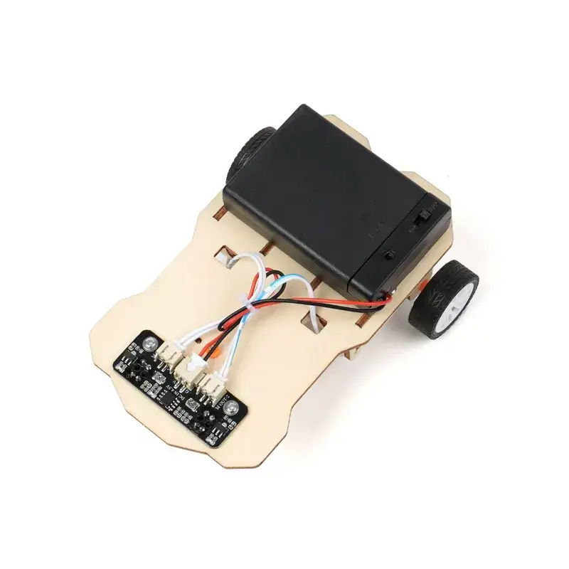 7-14 Year Old Wooden STEM Science Track Car Model - Image 4