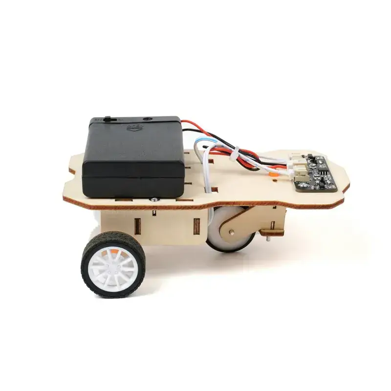 7-14 Year Old Wooden STEM Science Track Car Model - Image 5