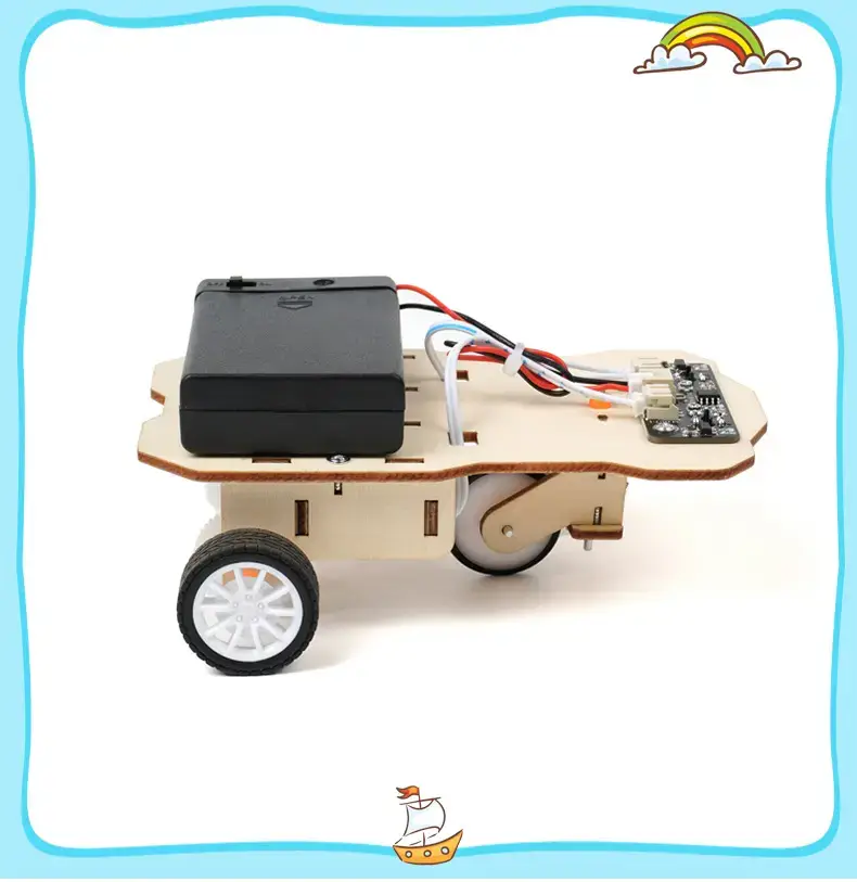 7-14 Year Old Wooden STEM Science Track Car Model — feature 10