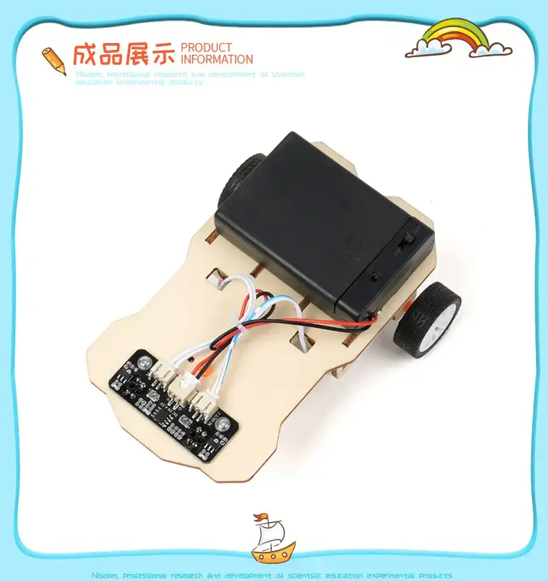 7-14 Year Old Wooden STEM Science Track Car Model — feature 8