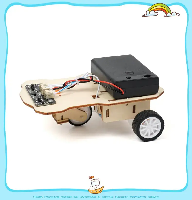 7-14 Year Old Wooden STEM Science Track Car Model — feature 9
