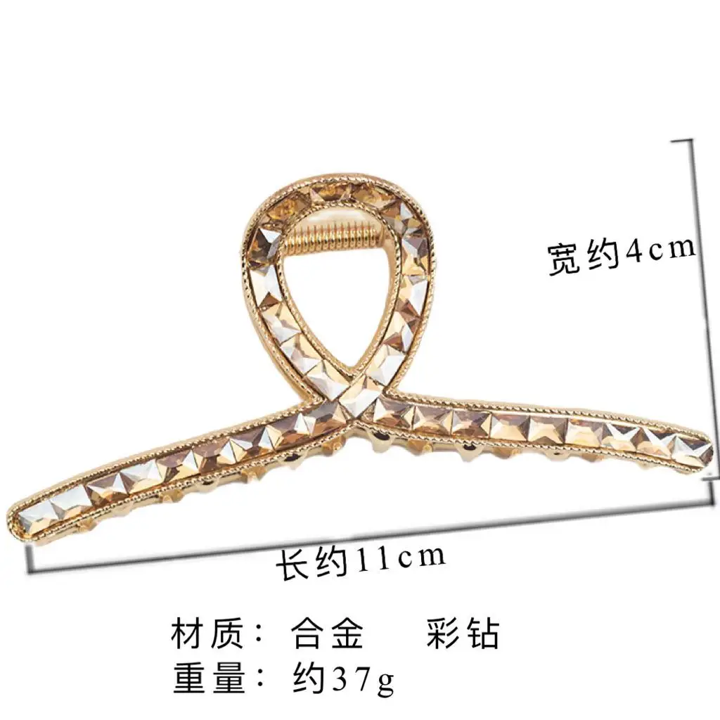 New Temperament Shark Clip Hairpin Clip Gold — feature 1