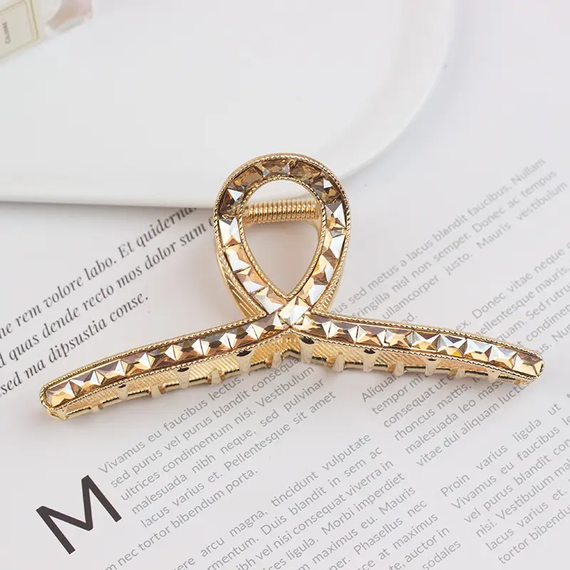 New Temperament Shark Clip Hairpin Clip Gold — feature 3