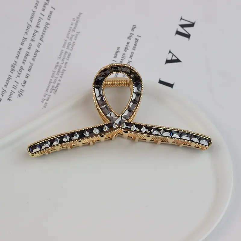 New Temperament Shark Clip Hairpin Clip Gold — feature 4