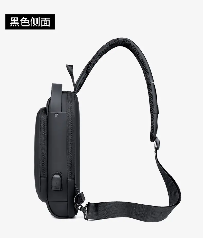 Men's Crossbody Bag Large Capacity Password Functional Shoulder Bag — feature 24