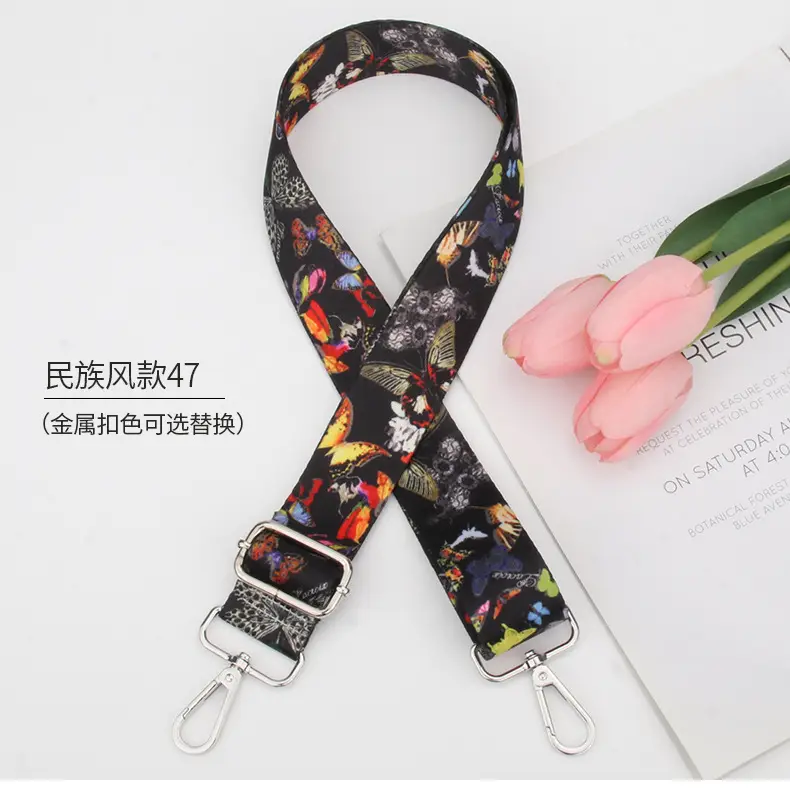 Ethnic Printed Crossbody Bag Strap Adjustable Multicolor — feature 8