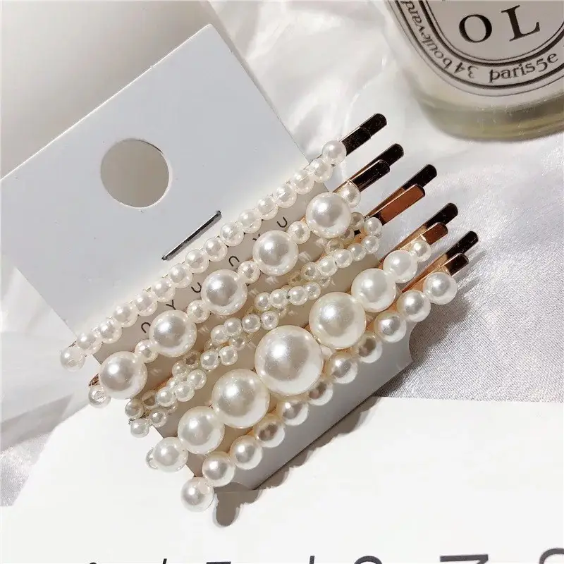 Korean Feather Hairpin Set with Star & Pearl Accessories - Image 38