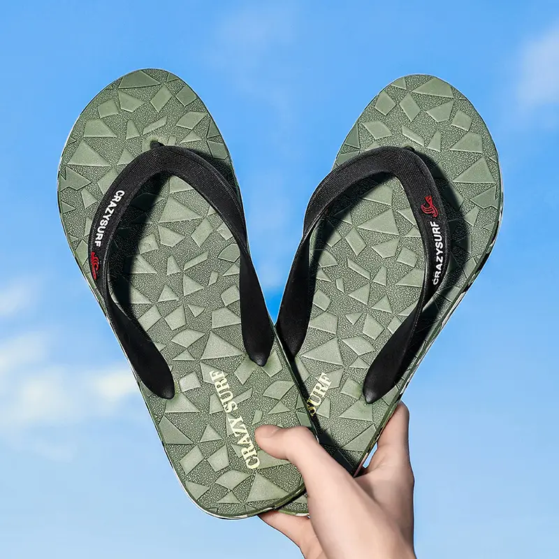 2023 Summer Casual Korean Slippers Blue Casual Flip Flops