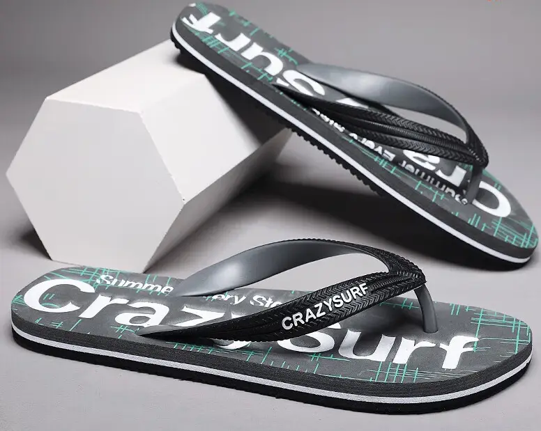 2023 Summer Casual Korean Slippers Blue Casual Flip Flops