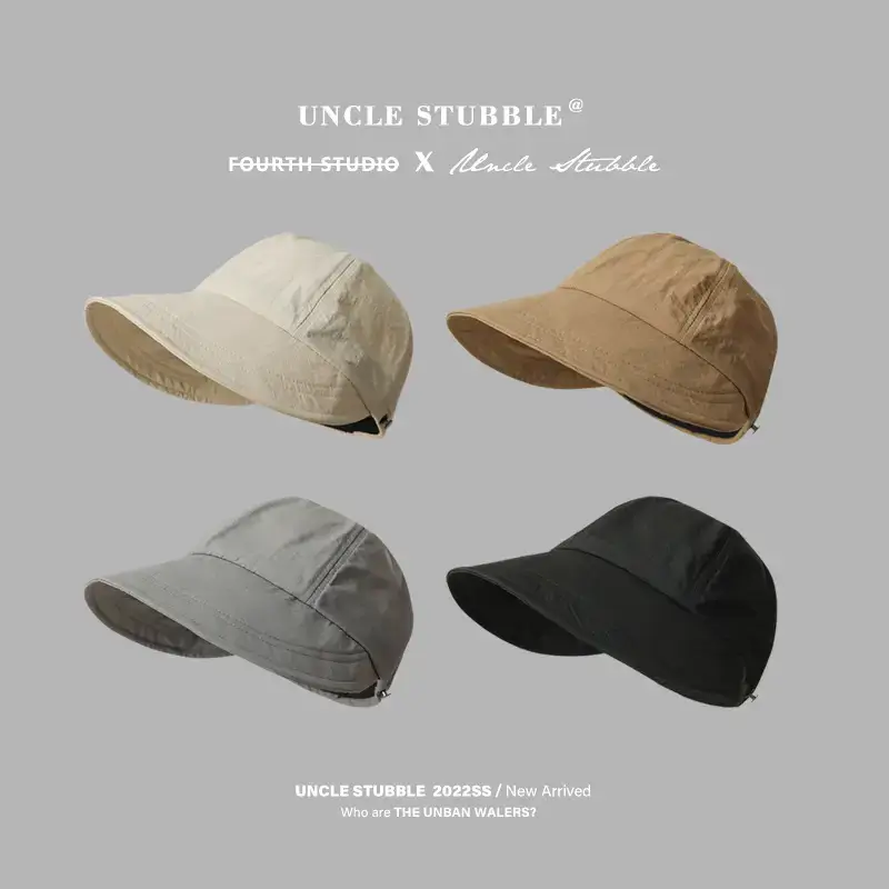 Men's Grey Fisherman Hat with Wide Brim - Image 5