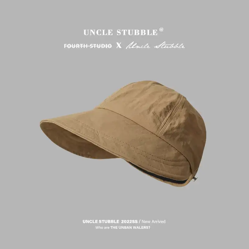 Men's Grey Fisherman Hat with Wide Brim - Image 2