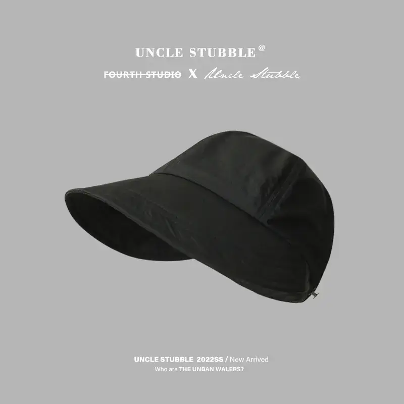 Men's Grey Fisherman Hat with Wide Brim - Image 4