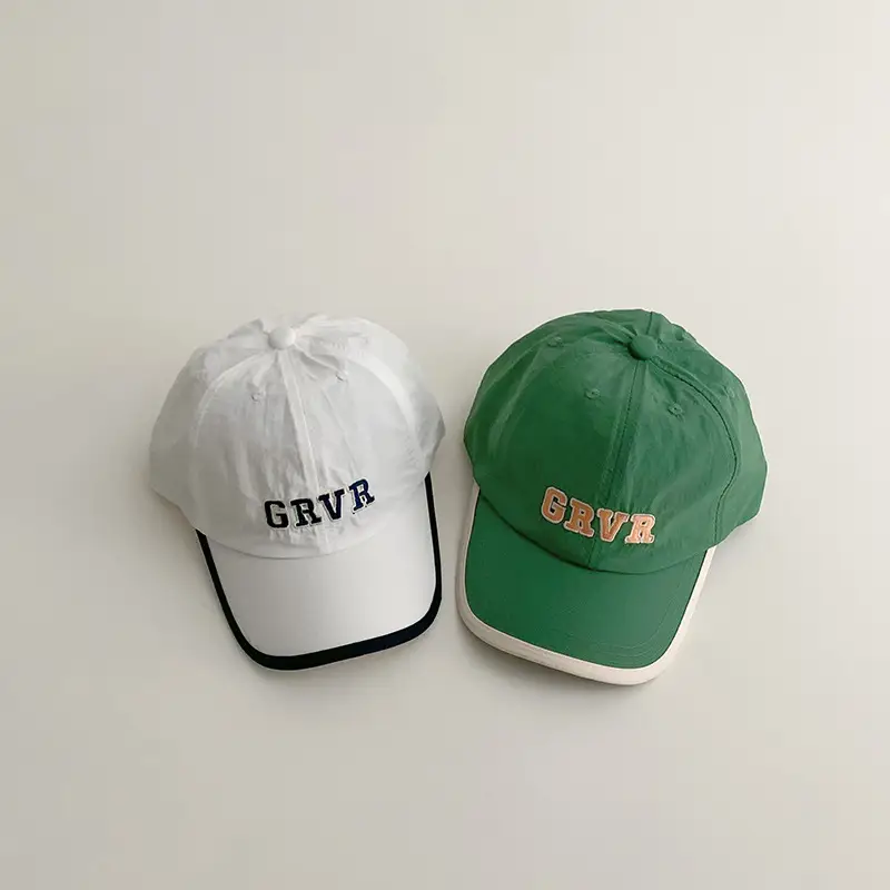 Green Embroidered Cap for Boys Girls - Image 7