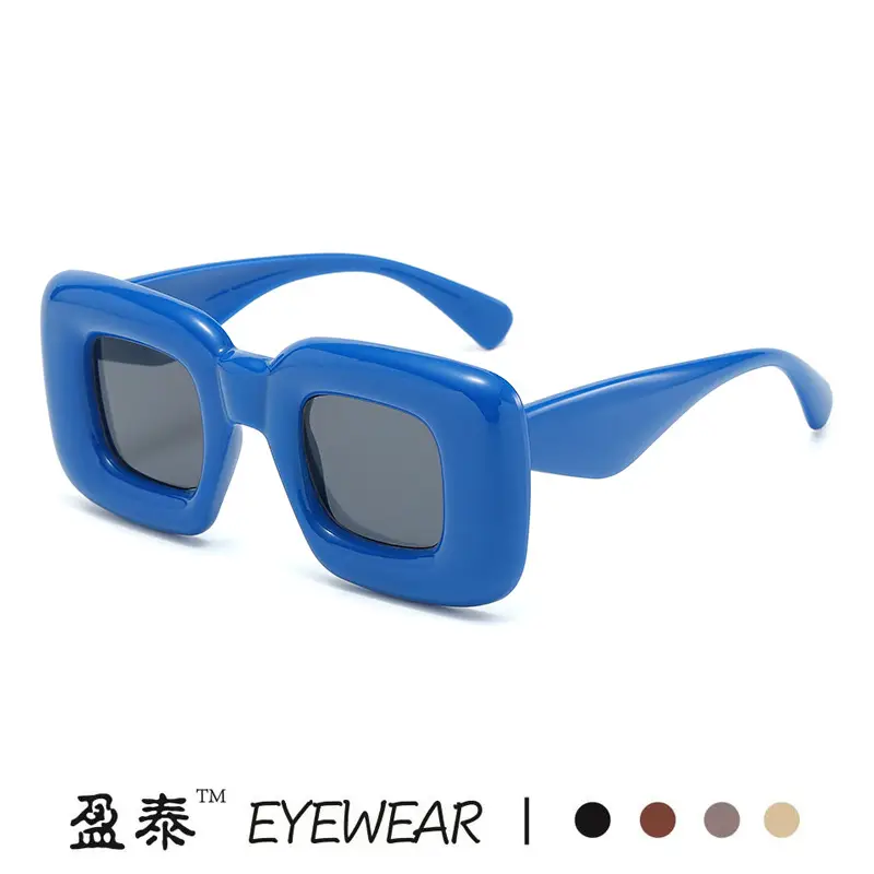 Square Catwalk Eyewear Black Y2K Sunglasses
