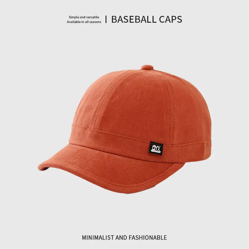Men Beige Peaked Baseball Cap 912cm Height - Image 2