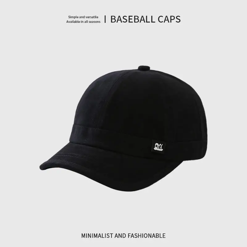Men Beige Peaked Baseball Cap 912cm Height - Image 3